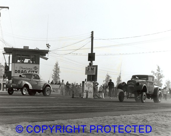 Race at Fontana Photo by Renowned Photographer Jere Alhadeff